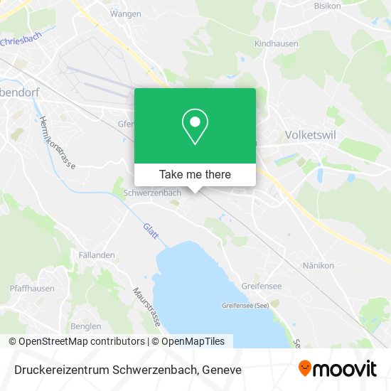 Druckereizentrum Schwerzenbach map