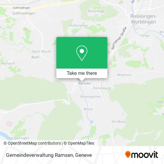 Gemeindeverwaltung Ramsen map