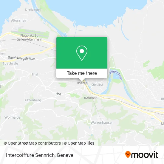 Intercoiffure Sennrich map