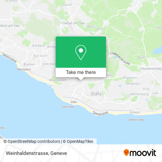 Weinhaldenstrasse map