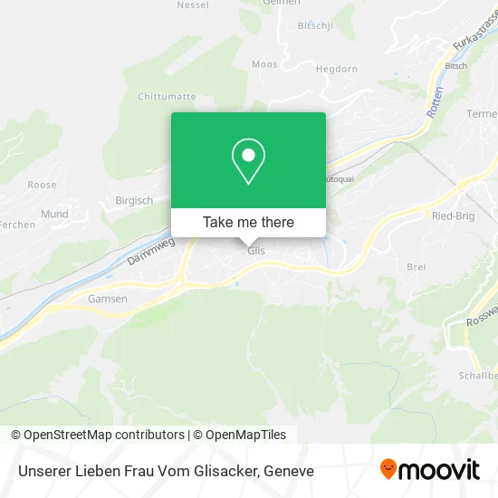 Unserer Lieben Frau Vom Glisacker plan