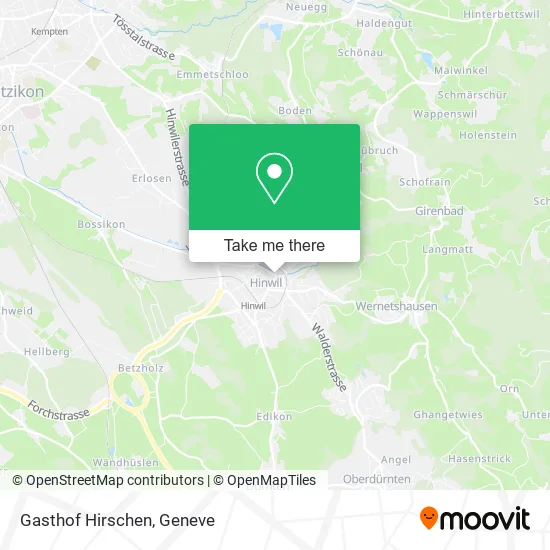 Gasthof Hirschen map