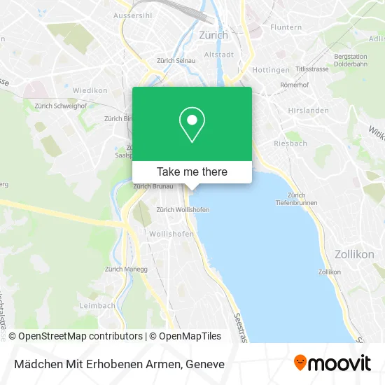 Mädchen Mit Erhobenen Armen map