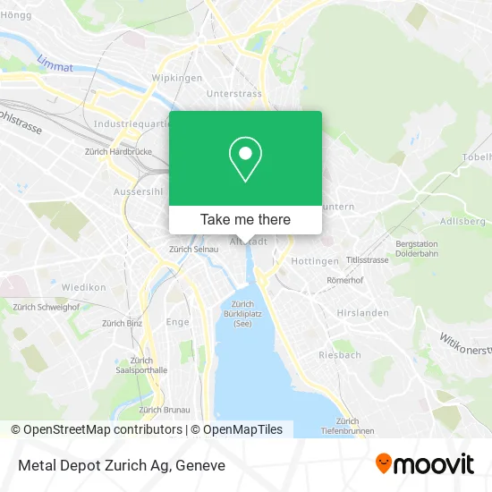 Metal Depot Zurich Ag map