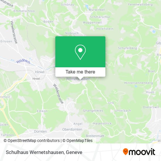 Schulhaus Wernetshausen map