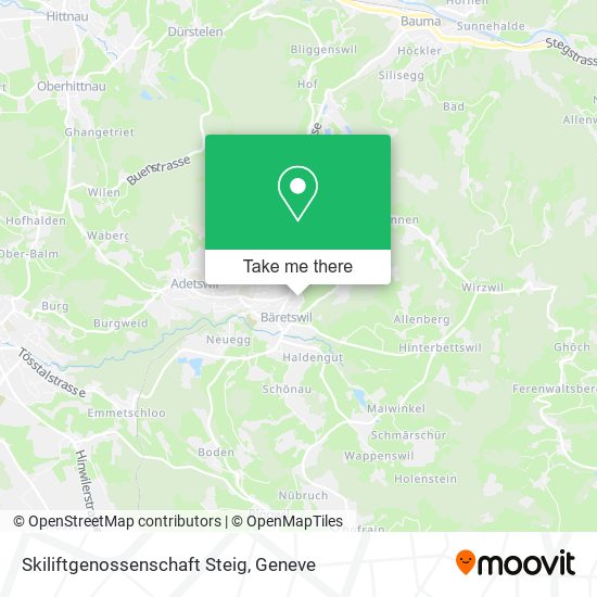 Skiliftgenossenschaft Steig map