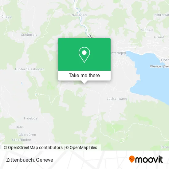 Zittenbuech map