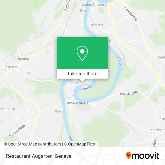 Restaurant Augarten map
