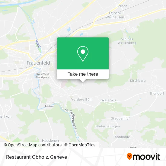 Restaurant Obholz map