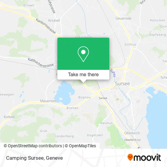 Camping Sursee map