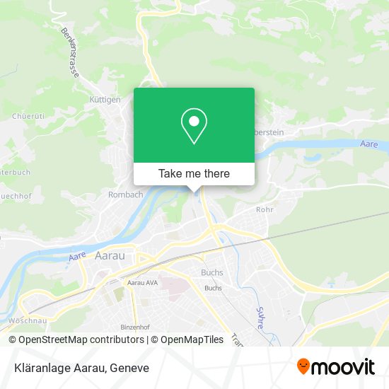 Kläranlage Aarau map