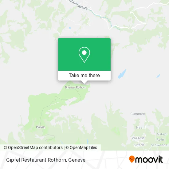 Gipfel Restaurant Rothorn map