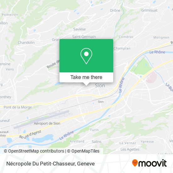 Nécropole Du Petit-Chasseur map