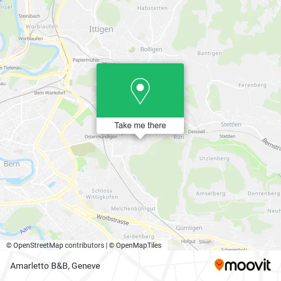 Amarletto B&B map