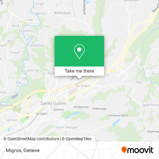 Migros map