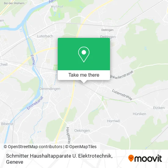 Schmitter Haushaltapparate U. Elektrotechnik map