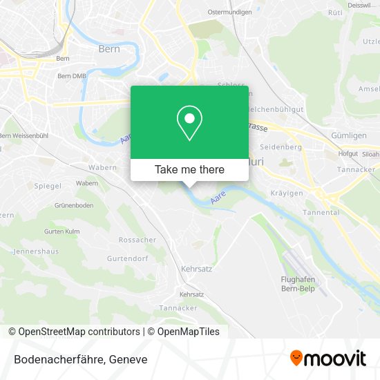 Bodenacherfähre map