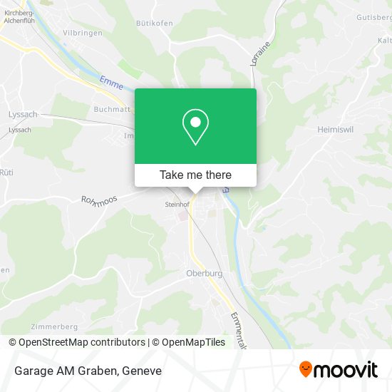 Garage AM Graben map