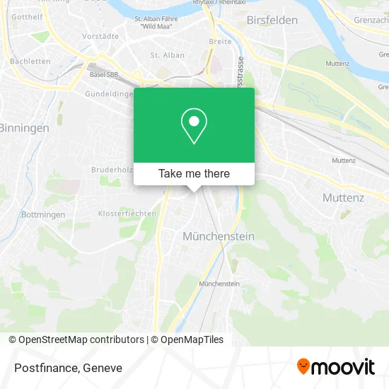 Postfinance map