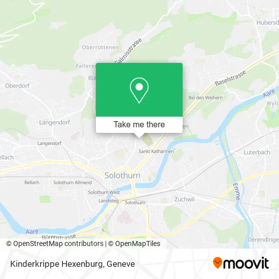 Kinderkrippe Hexenburg map