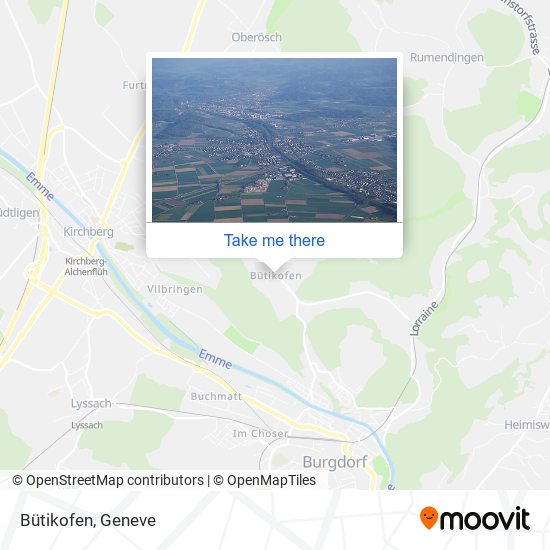 Bütikofen map