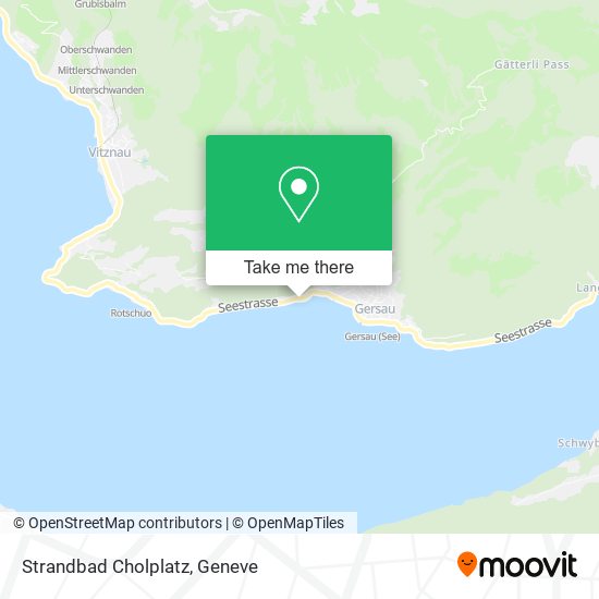 Strandbad Cholplatz map