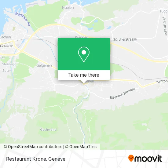 Restaurant Krone map