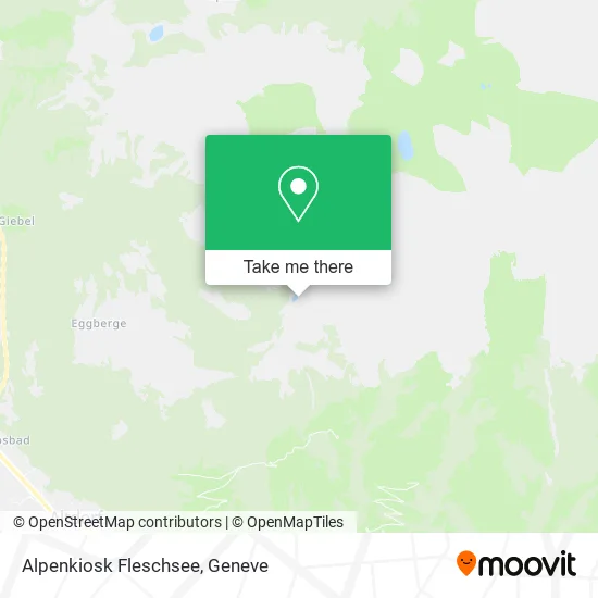 Alpenkiosk Fleschsee map