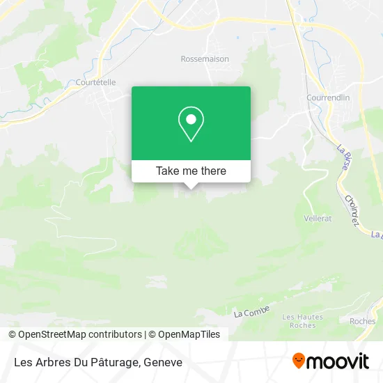 Les Arbres Du Pâturage map