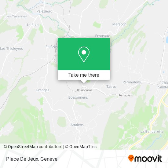 Place De Jeux map