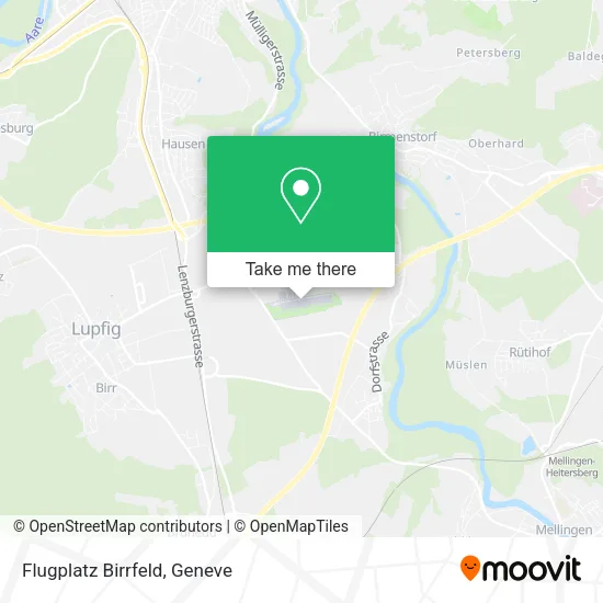 Flugplatz Birrfeld map