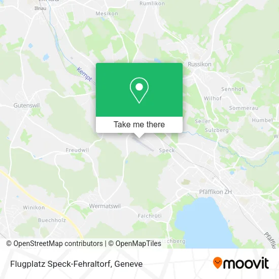 Flugplatz Speck-Fehraltorf map