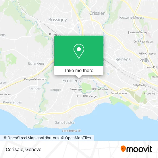 Cerisaie map
