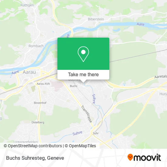 Buchs Suhresteg map