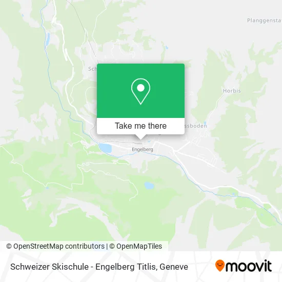 Schweizer Skischule - Engelberg Titlis map