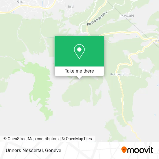 Unners Nesseltal map