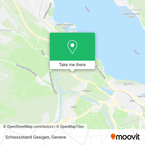 Schiessstand Gesigen map