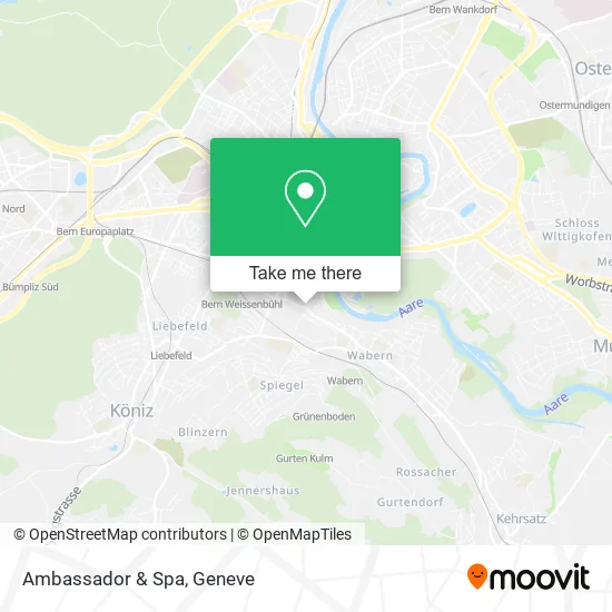 Ambassador & Spa map