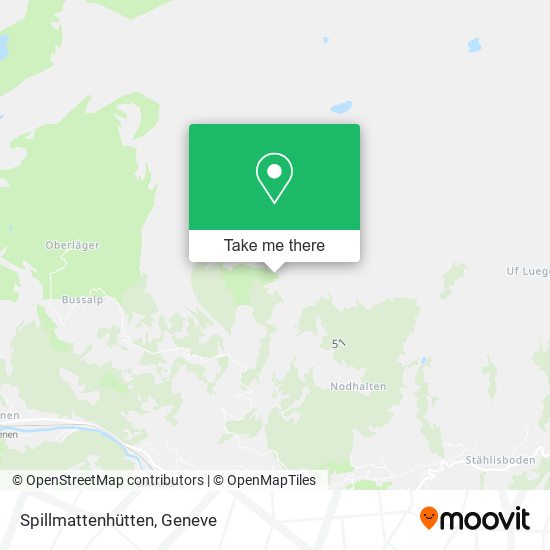 Spillmattenhütten map