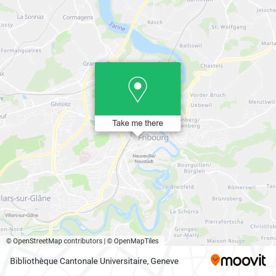 Bibliothèque Cantonale Universitaire map