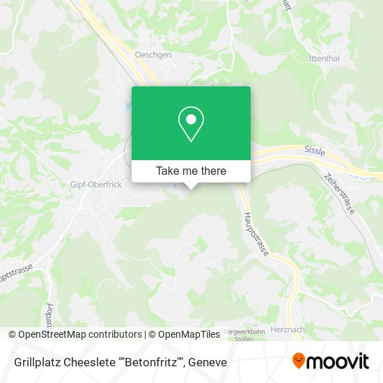 Grillplatz Cheeslete ""Betonfritz"" map