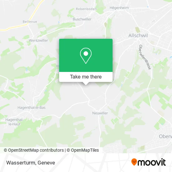 Wasserturm map