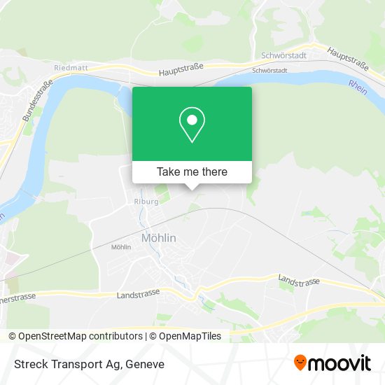 Streck Transport Ag map
