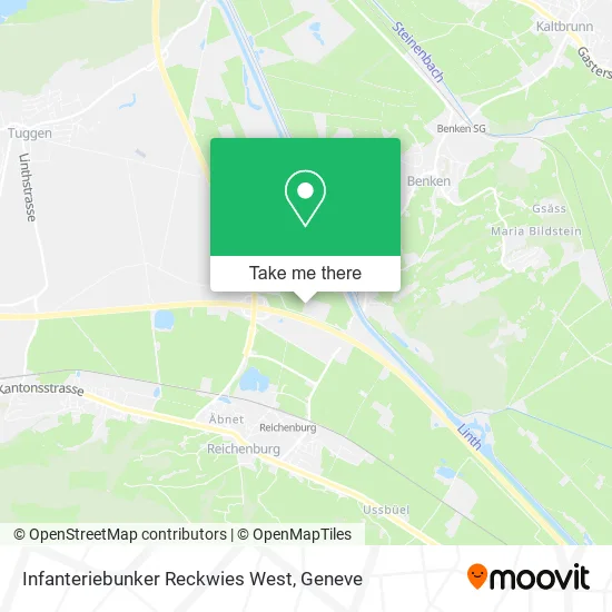 Infanteriebunker Reckwies West map