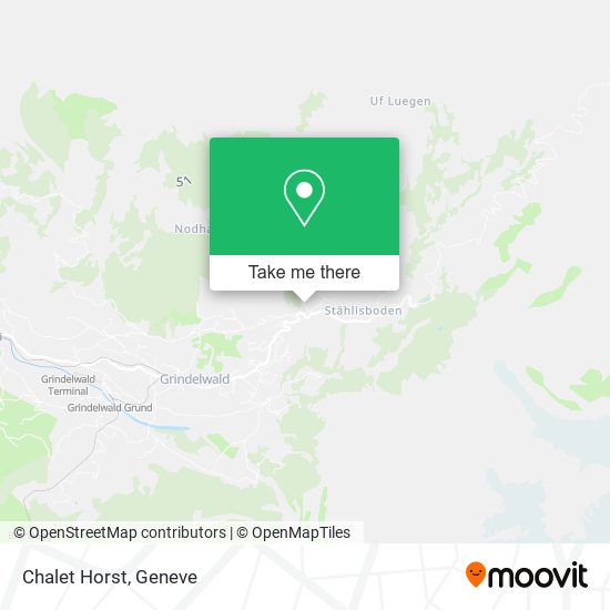 Chalet Horst map