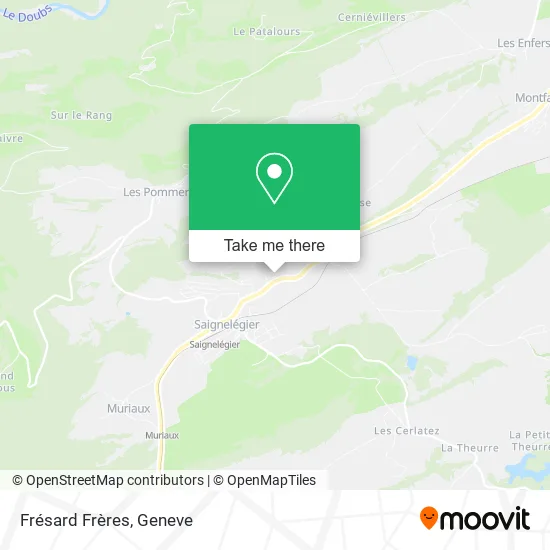 Frésard Frères map