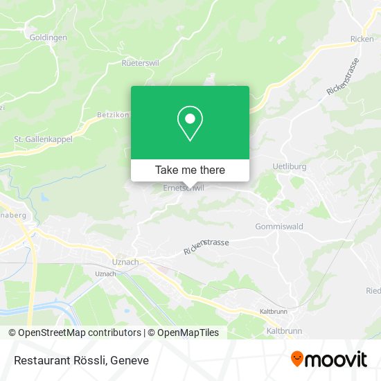 Restaurant Rössli map