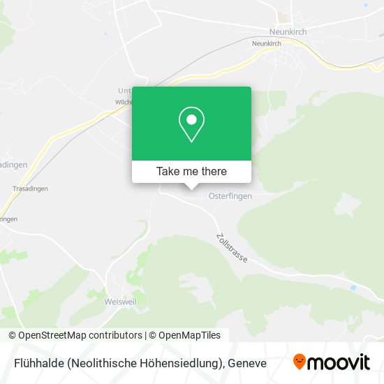 Flühhalde (Neolithische Höhensiedlung) map