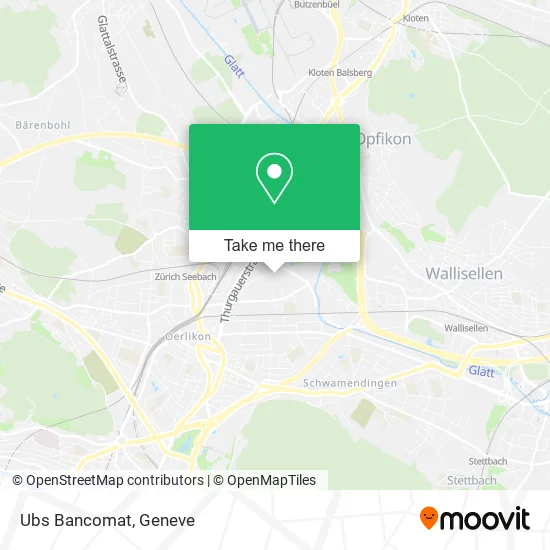 Ubs Bancomat map