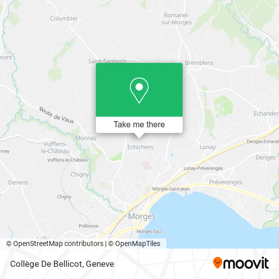 Collège De Bellicot map